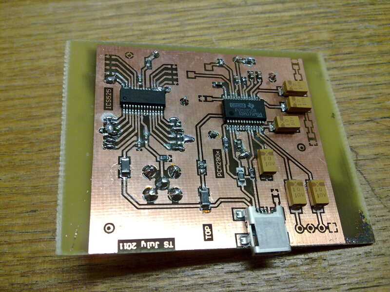 USB Audio PCB Front